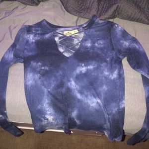 Long sleeve crop top